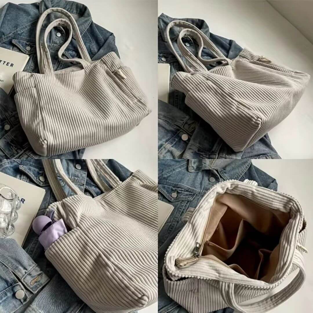 Zuzaz | Corduroy Handtas