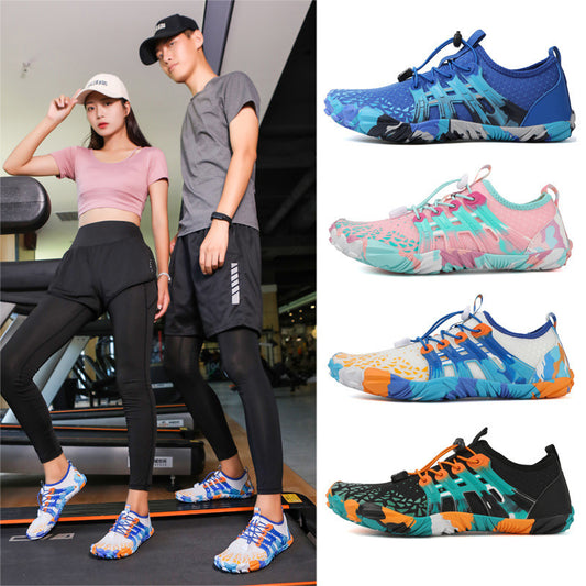 Off-road Running Shoes, Lightweight Exercise Scattered Barefoot Shoes Non-slip Outdoor Walking Pumps