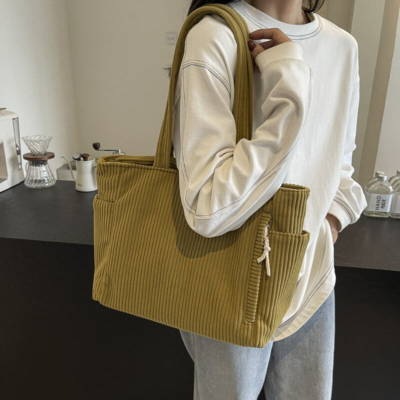 Zuzaz | Corduroy Handtas